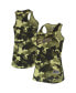 Фото #4 товара Women's Green Los Angeles Dodgers 2022 Mlb Armed Forces Day Camo Racerback Tank Top