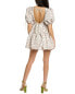 Sister Jane Lola Jacquard Mini Dress Women's White Mp