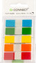 Фото #1 товара Q-Connect Zakładki indeksujące Q-CONNECT, PP, 12x45mm, 100 kart., zawieszka, mix kolorów