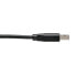 Фото #4 товара Eaton Tripp Lite U428-003-CRA USB-C to USB-A Cable (M/M) - Right-Angle C - USB 3.2 Gen 1 (5 Gbps) - Thunderbolt 3 Compatible - 3 ft. (0.91 m) - 0.9 m - USB C - USB A - USB 3.2 Gen 1 (3.1 Gen 1) - 5000 Mbit/s - Black