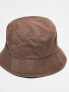 Фото #3 товара adidas Originals trefoil bucket hat in brown