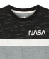 Фото #4 товара Boys NASA Graphic Muscle Tank Top & Shorts Pajamas, 2 Piece Set