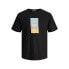 ფოტო #1 პროდუქტის JACK & JONES Aruba Sunset Branding Plus Size short sleeve T-shirt