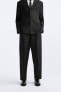 Pleated suit trousers