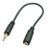 Фото #3 товара Lindy Audio Adapter Cable 3,5 M/2,5F - 3.5mm - Male - 2.5mm - Female - 20 m - Black
