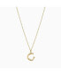 ფოტო #1 პროდუქტის Textured Initial Letter Necklace