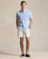 Фото #4 товара Men's Short-Sleeve Linen Button-Up