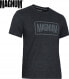 Magnum KOSZULKA MAGNUM ESSENTIAL T-SHIRT 2.0 BLACK MELANGE XL