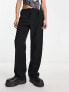 Фото #7 товара Reclaimed Vintage low rise 90's straight trouser in black