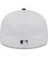 ფოტო #5 პროდუქტის Men's White, Navy Atlanta Braves Optic 59FIFTY Fitted Hat