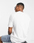 Selected Homme oversized heavyweight t-shirt in white