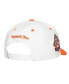 Mitchell Ness Men's White Houston Astros Cooperstown Collection Tail Sweep Pro Snapback Hat