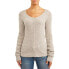 Фото #1 товара Sofia Jeans by Sofia Vergara Jeans V-Neck Confetti Ribbed Sweater Women's XS