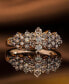 ფოტო #5 პროდუქტის Chocolate Ombré Diamond Cluster Ring (1 ct. t.w.) in 14k Rose Gold, White Gold or Yellow Gold