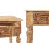 Фото #2 товара Мебель для прихожей с 2 ящиками Коричневый Древесина манго 98 x 77 x 42 cm Изгиб