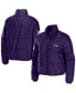 ფოტო #1 პროდუქტის Women's Purple Baltimore Ravens Puffer Full-Zip Jacket