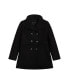 Little Girls Fashion Double-Breasted Faux Wool Coat