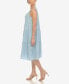 Women's Sleeveless Tiered Chambray Midi Dress