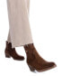 Фото #3 товара Women's Suede Italian Western Boots By XTI