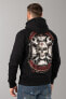 Hoodie West Coast Choppers Mechanic Zip Schwarz