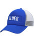 Фото #2 товара Men's Blue, White St. Louis Blues Team Plate Trucker Snapback Hat