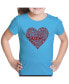 ფოტო #1 პროდუქტის Child Love Yourself - Girl's Word Art T-Shirt
