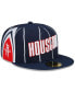 Фото #3 товара Men's Navy Houston Rockets 2021, 22 City Edition Official 59FIFTY Fitted Hat
