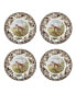 Фото #1 товара Woodland Red Fox 4 Piece Dinner Plates, Service for 4