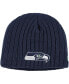 Фото #2 товара Infant Boys and Girls College Navy Seattle Seahawks Mini Fan Beanie