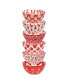 Фото #1 товара Peppermint Candy 30 oz All Purpose Bowls Set of 6, Service for 6