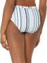 Фото #2 товара Splendid Women's 244982 High Waist Navy Bikini Bottom Swimwear Size S