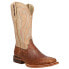 Фото #2 товара Durango Premium Exotic Full Quill Ostrich Round Toe Cowboy Womens Beige, Brown