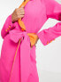 Фото #4 товара Style Cheat colour block blazer mini dress in pink