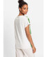 ფოტო #3 პროდუქტის 100% Organic Cotton Short Dolman Sleeve Abstract Print T-Shirt