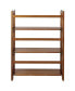 Фото #2 товара 3-Shelf Folding Stackable 27.5" Wide Bookcase