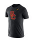 Men's Black Usc Trojans Big & Tall Legend Primary Logo Performance T-shirt