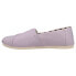 Фото #5 товара TOMS Alpargata Canvas Slip On Womens Purple Flats Casual 10017734T
