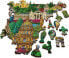 Фото #5 товара Trefl Puzzle drewniane 1000 Francja - znane miejsca