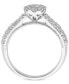 ფოტო #3 პროდუქტის Diamond Cluster Ring (3/4 ct. t.w.) in 14k White Gold