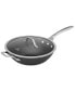 Фото #1 товара Signature Nonstick 12" Flat-Bottom Wok with Cover