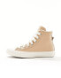 Converse Chuck Taylor All Star Hi leather trainers in beige