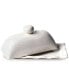 Фото #2 товара by Laura Johnson Signature White Ruffle Domed Butter Dish