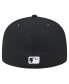 Фото #4 товара Men's Black Los Angeles Dodgers Checkered Undervisor 59FIFTY Fitted Hat