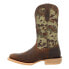 Фото #3 товара Durango Rebel Pro Camo Square Toe Cowboy Mens Brown, Green Casual Boots DDB0396