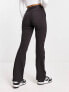Фото #2 товара JDY Tulga high waisted flared jeans in dark grey