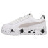 Фото #3 товара Puma Maze Paint Splash Platform Womens White Sneakers Casual Shoes 387143-02