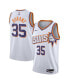 ფოტო #1 პროდუქტის Men's and Women's Kevin Durant White Phoenix Suns Swingman Jersey - Association Edition