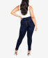 Фото #4 товара Plus Size Hi Rise Jegging Tall Length Jeans