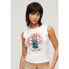 SUPERDRY Globe Trotter Slim sleeveless T-shirt