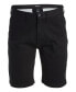 Men's 5-Pocket Flat-Front Slim-Fit Stretch Chino Shorts